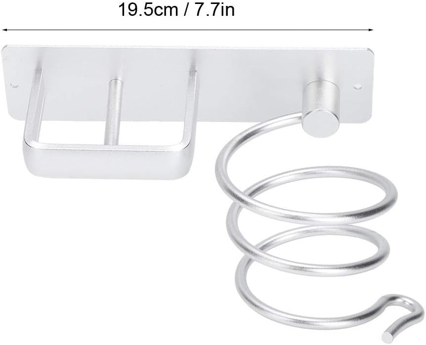 Aluminum Wall Mount Hair Care Hot Styling Tool Storage Organizer Shower Caddy Hair Dryer Flat Irons Curling Wands Hair Straighteners Holder Racks for College Dorm Bathroom Toilet
