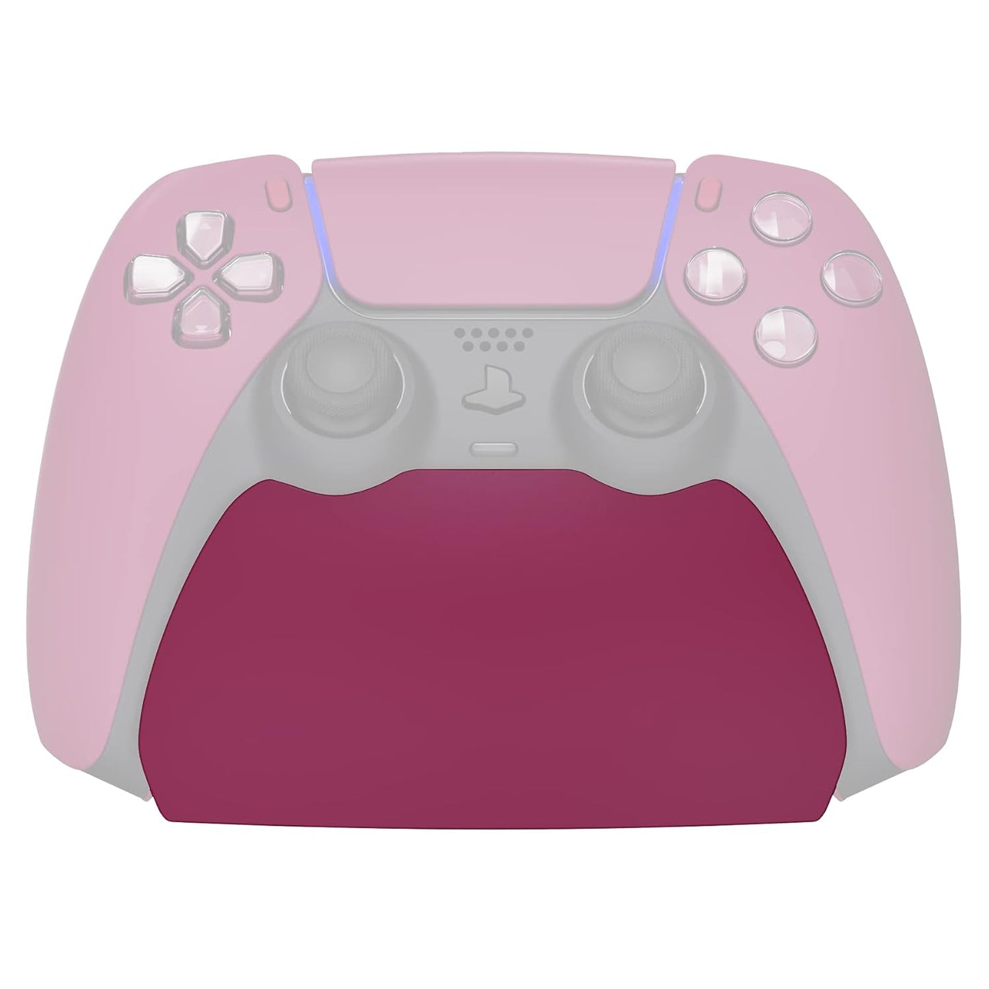 PlayVital Cosmic Red Controller Display Stand for ps5, Gamepad Accessories Desk Holder for ps5 Controller with Rubber Pads