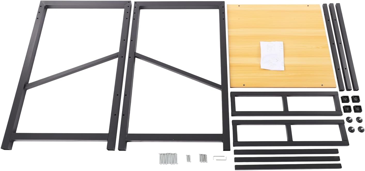 Washer Dryer Stacking Rack Stand, Heavy Duty Washing Machine Shelf with Adjustable Design, Load Capacity 660 lbs, Washer&Dryer Storage Shelf for Kitchens, Bathrooms, Laundry Rooms (Black+Yellow)
