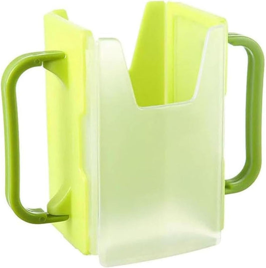 Juice Box Holder - Portable Toddler Drink Pouch Holder, Squeeze Proof Milk Pouch Holder | Reusable Milk Carton Cup Holder, Adjustable Juice Bag Holder, Milk Cup Holder Peerfect for Kids and Toddler