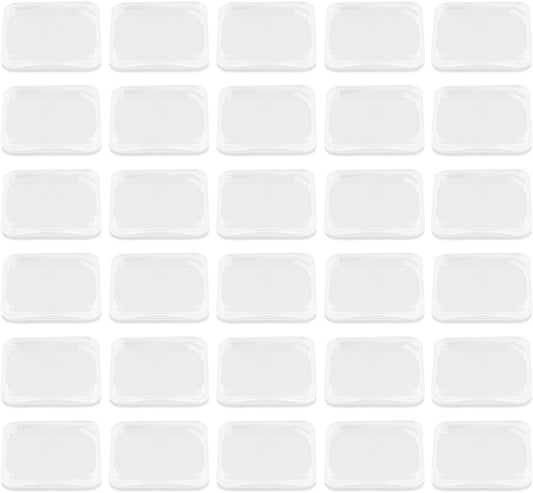 100 pcs Memory Card case: Transparent Case Water-Resistant, for Micro Cards Compatible with SDHC SDXC