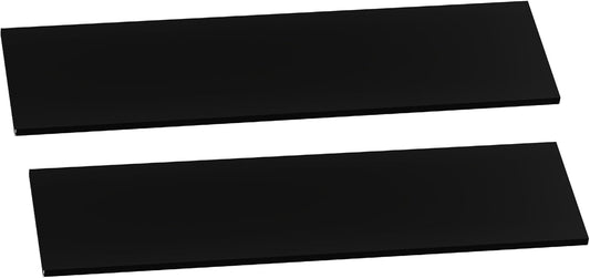EHHLY 47 Cuft Outdoor Storage Shed Shelf, Outdoor Storage Cabinet Metal Shelves for 4.5x2.8 Ft Shed, Vertical Resin Storage Shed Accessories, Black