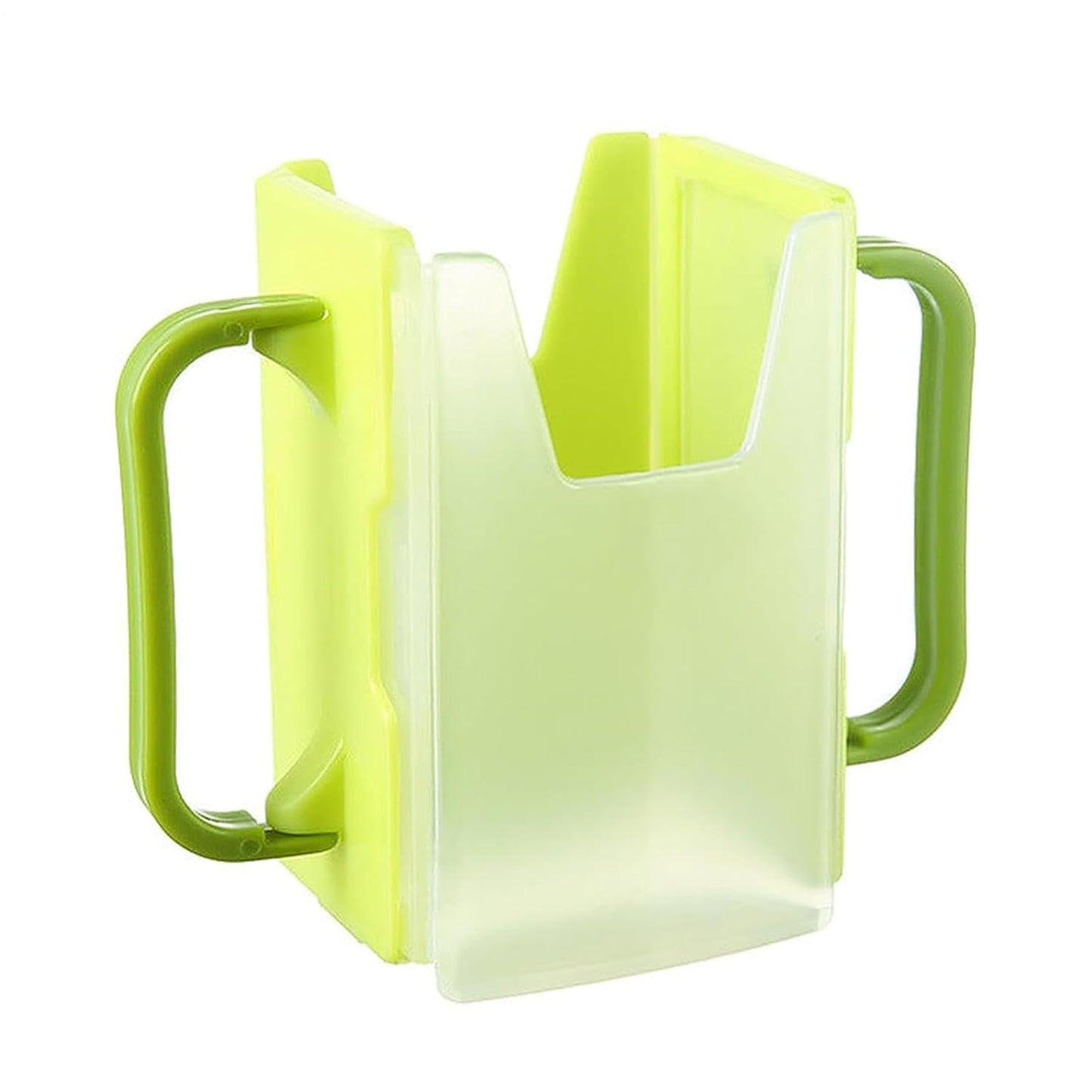 Milk Carton Holder with Handle 8x5cm Reusable Juice Box Holder No Squeeze Adjustable Food Pouch and Milk Box Rack for Kids No Spill