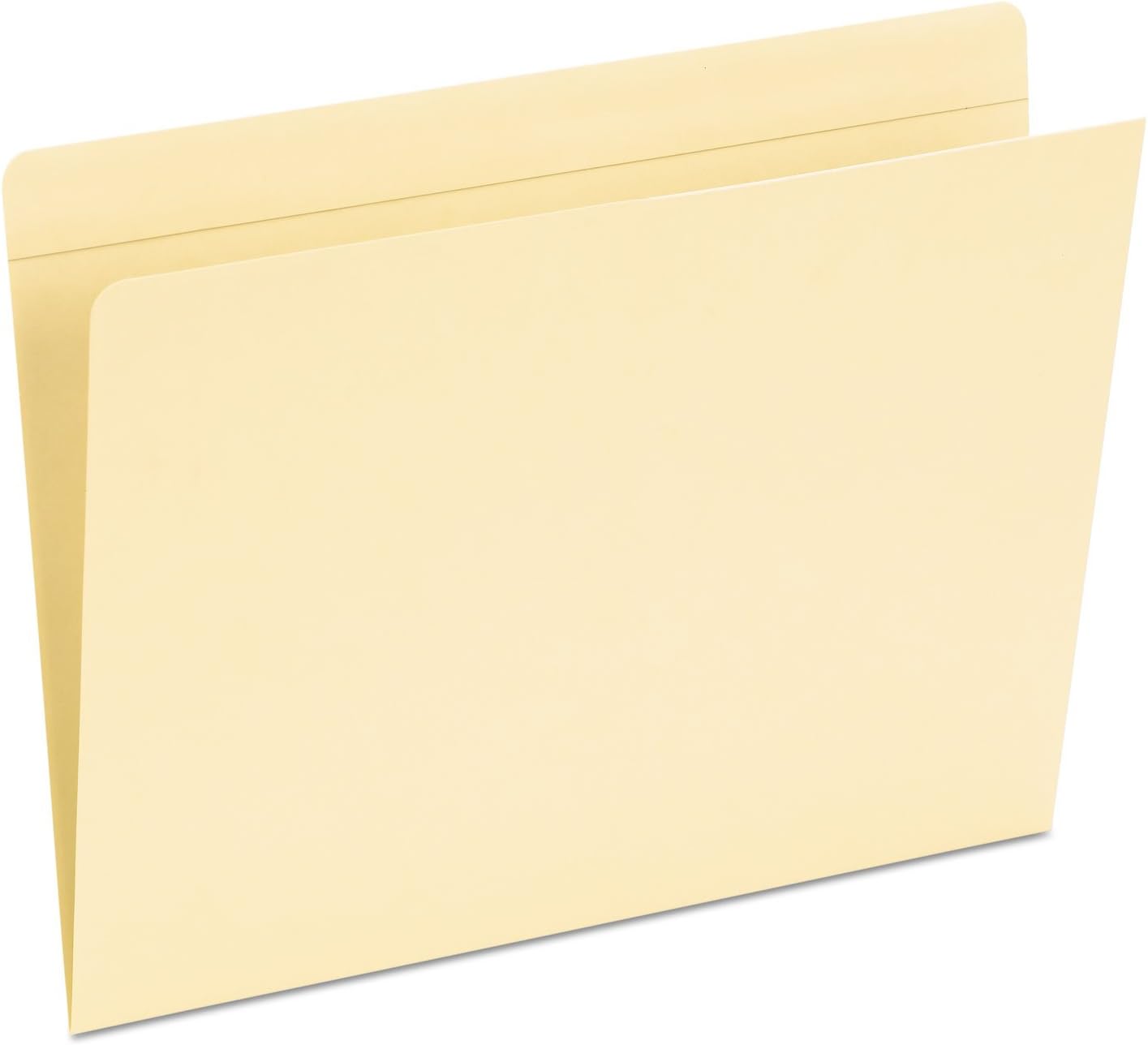 Pendaflex Pocket Folders, Straight Cut, Top Tab, Letter, Manila, 50 Per Box,(16651)