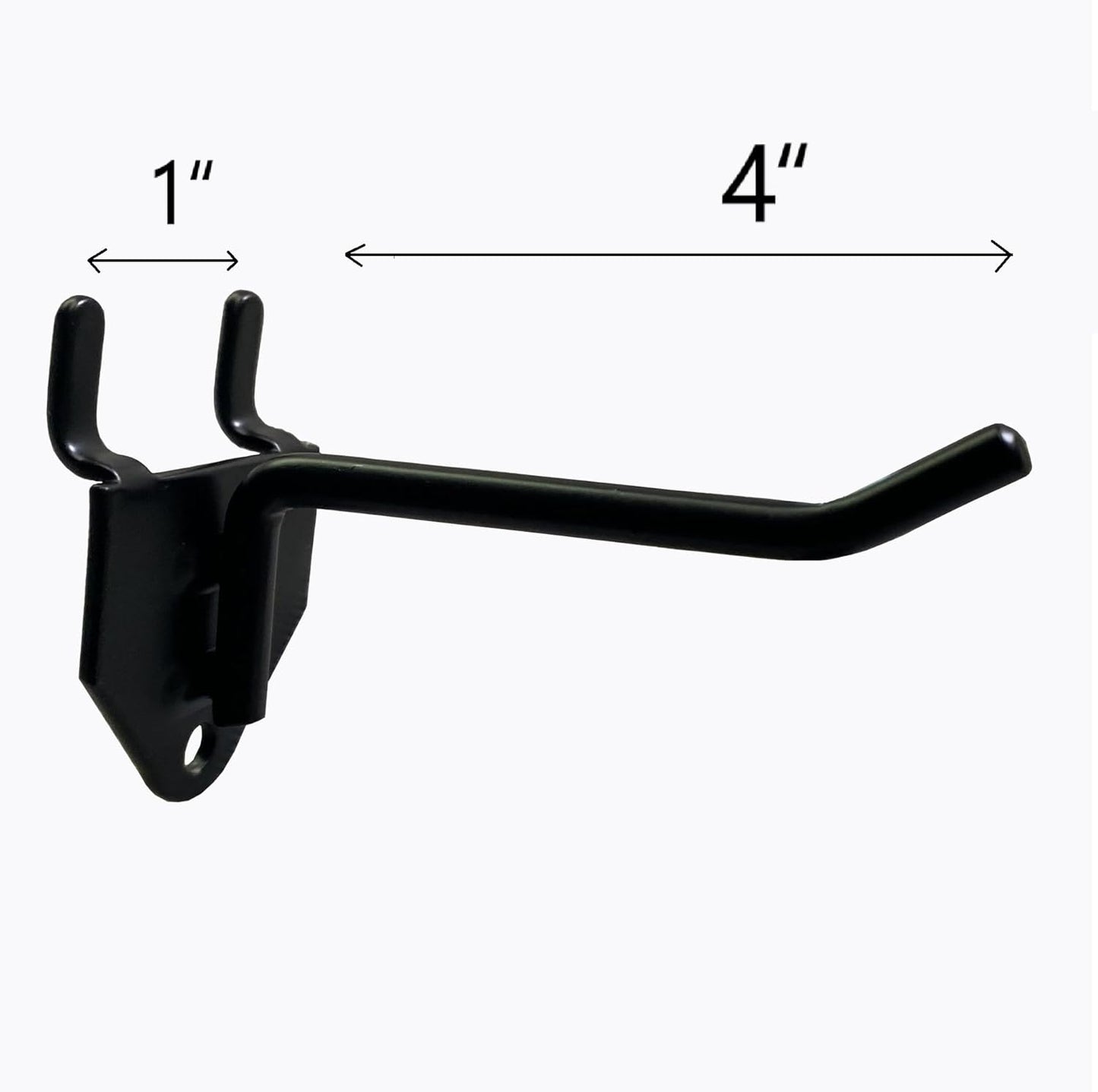 Eastern Tree 30 Packs 4" Metal Pegboard Hooks, Standard Hooks is Fit to Standing Pegboard Display and Pegboard Panels