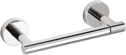 BGL Toilet Paper Holder Mirror Polish Wall Mount, Bathroom Toilet Paper Holder Brushed Nickel SUS 304 Stainless Steel, Double Post Pivoting Toilet Paper Roll Holder for Bathroom RV