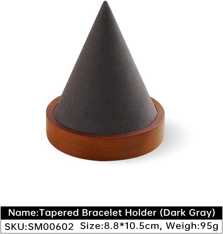Bracelet Display Stand, Jewelry Holder,Wooden Watch Holder,Premium Jewelry Display for Vendors,Luxury Bracelet Holder Organizer,Grey Jewelry Stand