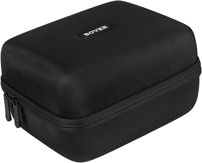 BOVKE Hard Drive Case for WD Elements My Book Seagate Expansion Desktop External Hard Drive HDD 6TB 8TB 10TB 12TB 14TB 16TB 18TB 22TB 24TB 26TB 28TB, 3.5 Inch Portable Desktop HDD Carrying Case, Black