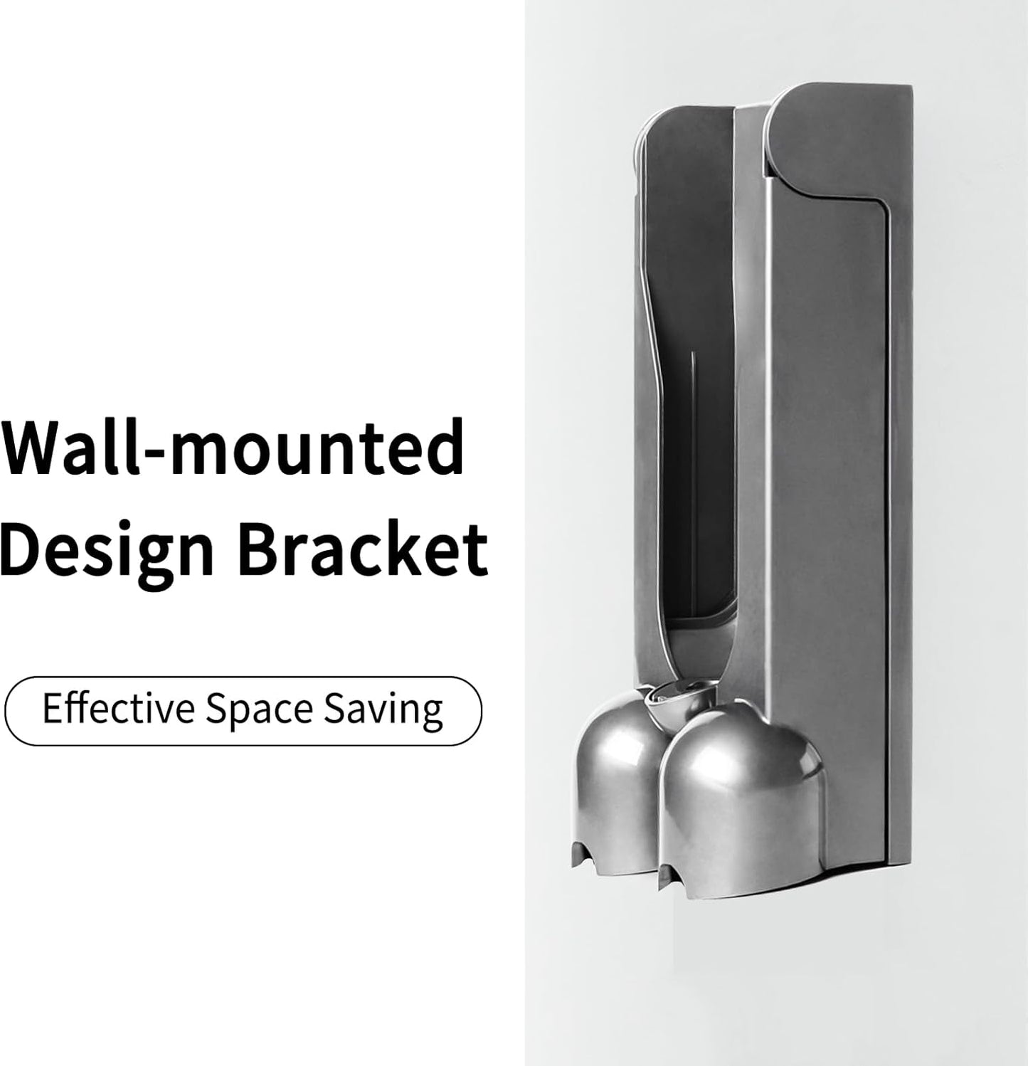 Wall Mount Docking Station Compatible with Dyson V12 lightest intelligent Cordless Stick Vacuum Cleaner - Compatible Accessories Bracket by Tech | Not Suitable for V12 Detect Slim+