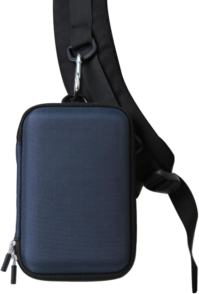 Anleo Hard Travel Case for SanDisk 500GB / 250GB / 1TB / 2TB Extreme Portable SSD (Black+Monterey, Case for 3 Hard Drives)