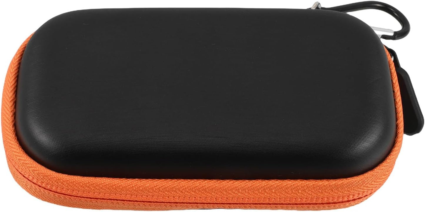 Portable Hard Drive Case Small Travel Storage Box EVA Hard Shell Shockproof External SSD Organizer Bag Lightweight Compact Protective Cover for Data Accessories