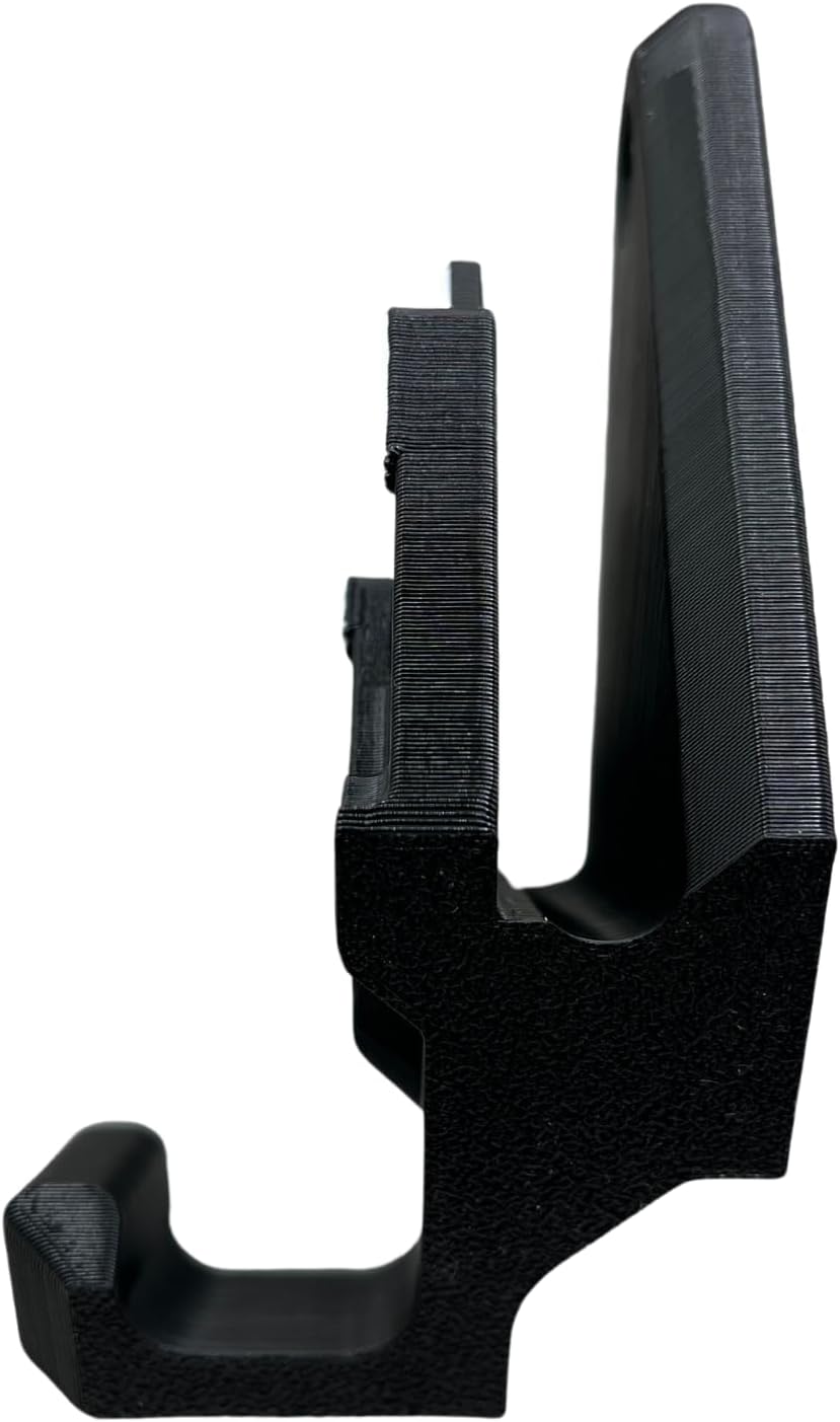 Snowboard Wall Mounts, Fits Any Snowboard, Snowboard Storage Rack, Wall Art, Winter Sports Accessories (Black)