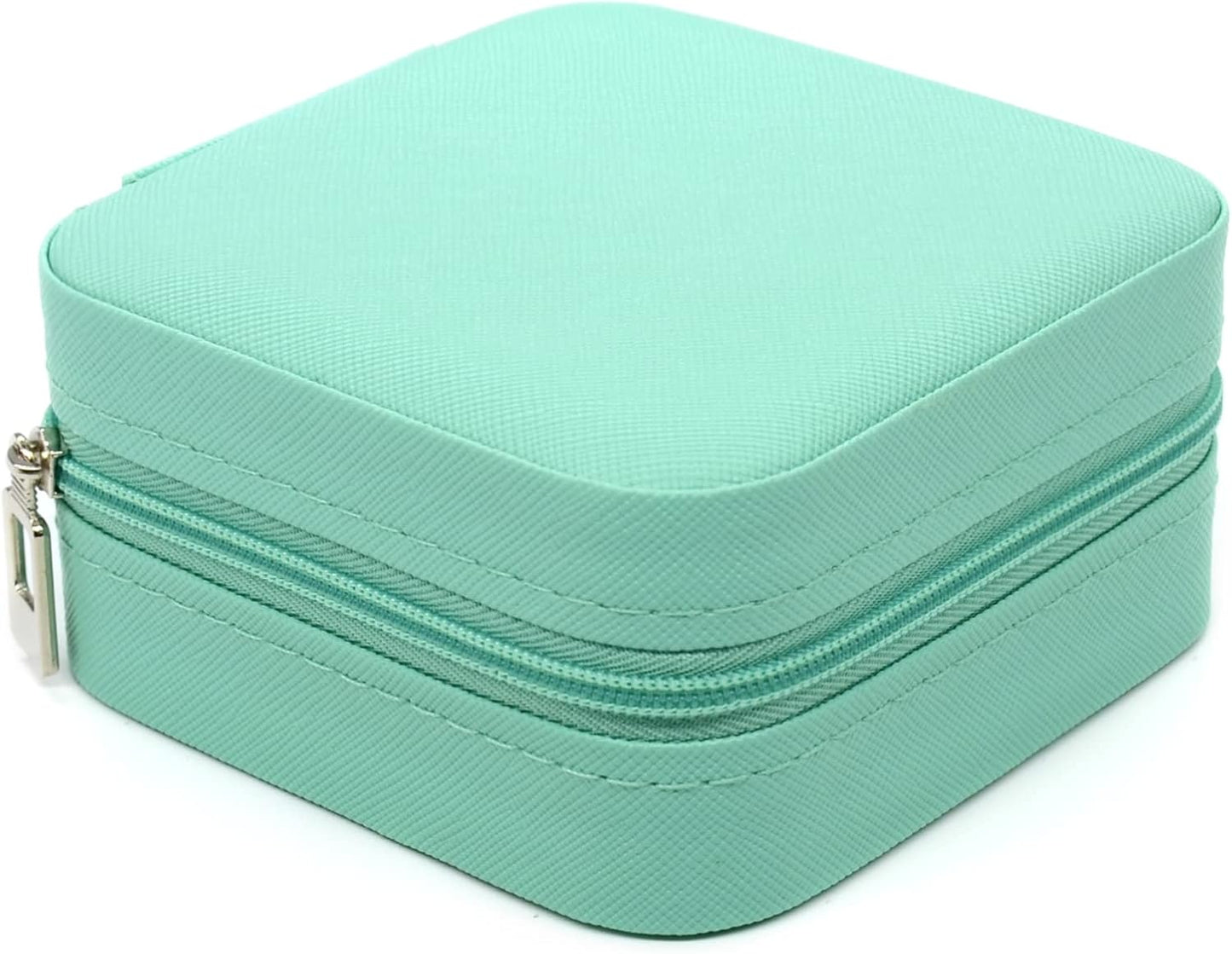KEINE MARKE Small Jewelry Box, Travel Portable Jewelry Case for Ring, Pendant, Earring, Necklace, Bracelet Organizer Storage Holder Boxes (blue*8).