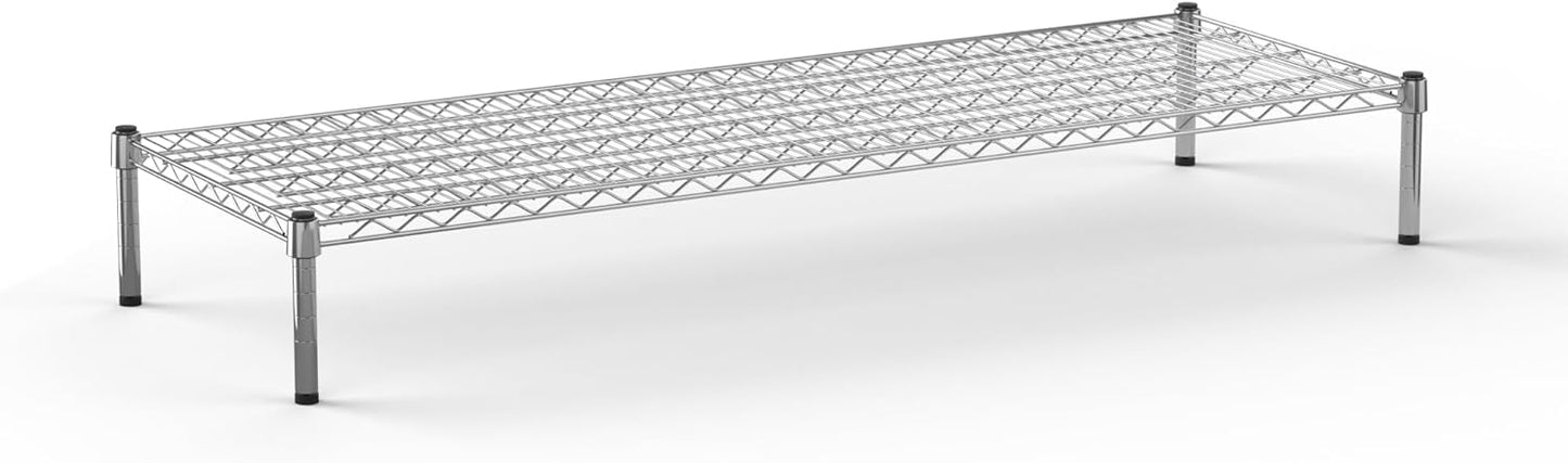 21" Deep x 60" Wide x 8" Height Wire Shelving Kit | 1-Tier | NSF Commercial Storage Rack Unit