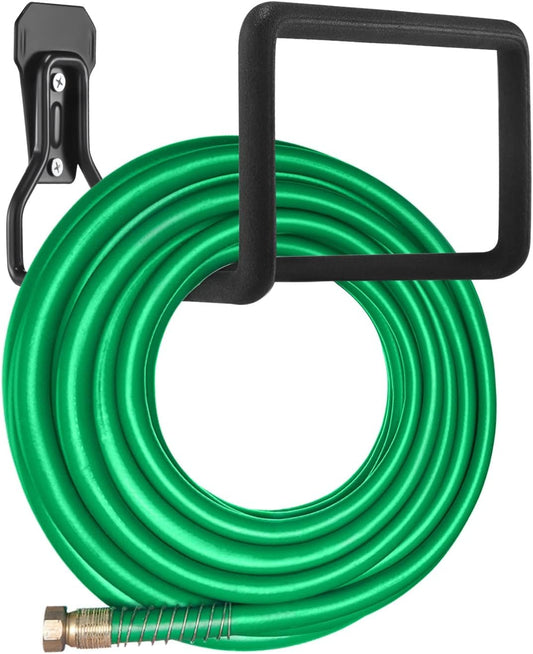 Metal Hose Reel,Hose Holder Hose Hanger Heavy Duty Hose Holders Wall Mount, Hook for Garden Hose/Expandable Hose/Water Hose/Pocket Hose/Flexable Hose(Hose Holder 150 Ft)