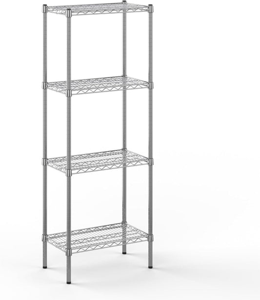 14" Deep x 24" Wide x 64" Height Wire Shelving Kit | 4-Tier | NSF Commercial Storage Rack Unit