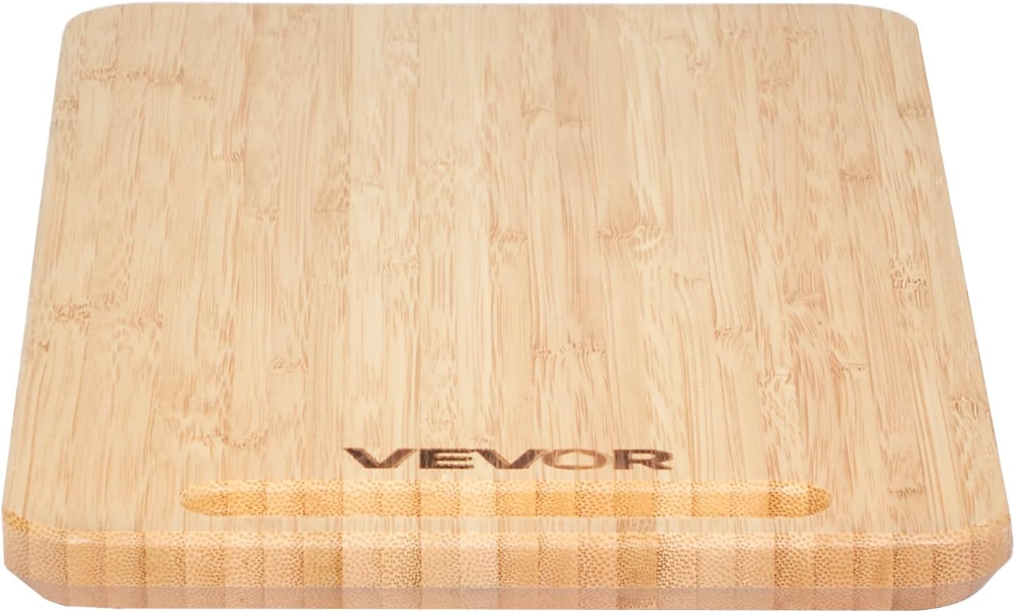 VEVOR Appliance Slider, Small 14.5 x 7.5-inch, Rolling Sliding Tray with Rubber Wheels & Hollow Handle, Easy to Clean, Appliance Rolling Tray for Coffee Maker, Kitchen Countertop, Natural Wood