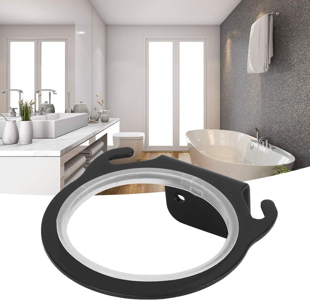 Space Aluminum Wall Mounted Hair Dryer Holder Rack Hanger Hairdryer Shelf