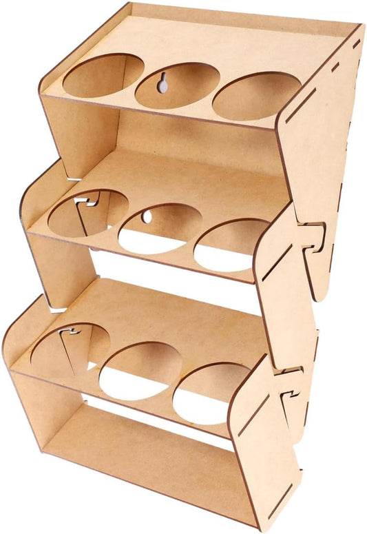 Spray Can Holder Paint Can Organizer with Mounting Accessories Workshop Premium Workspace Wood Garage Spray Bottle Holder