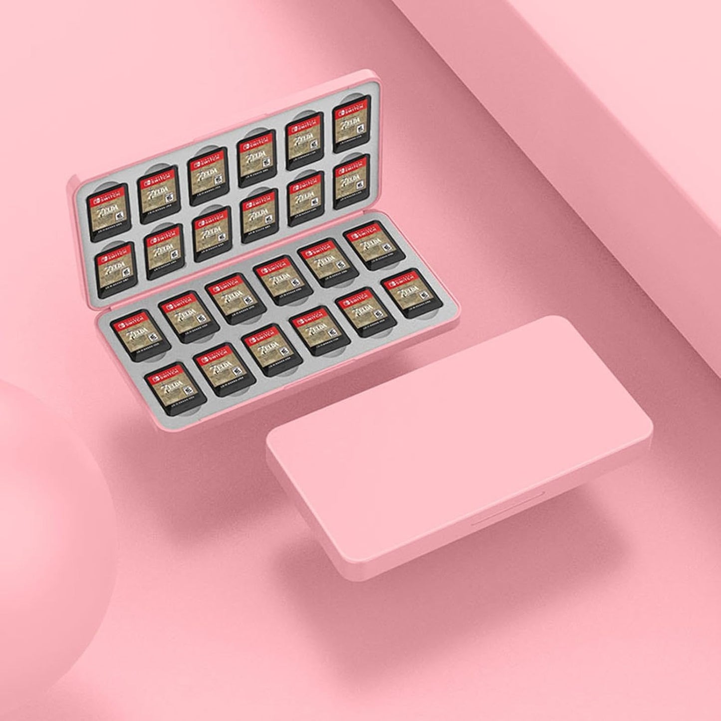Lightweight Memory Card Storage Organizers for 24 SDTF and MicroSDs Cards Closures Portable Case Closures Sdtf Card Storage Box