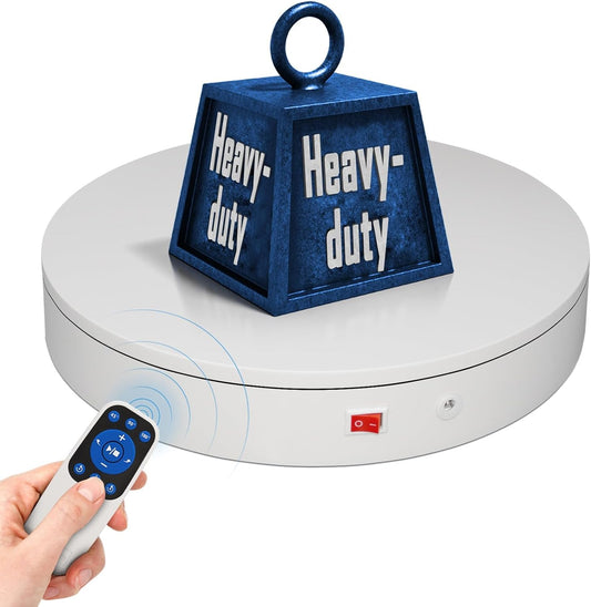 Remote Motorized Electric Turntable Rotating Display Stand Spinning Rotating Platform 360 Photography Turntable Motorized Spinning Platform for Photography,Display,3D Scaner