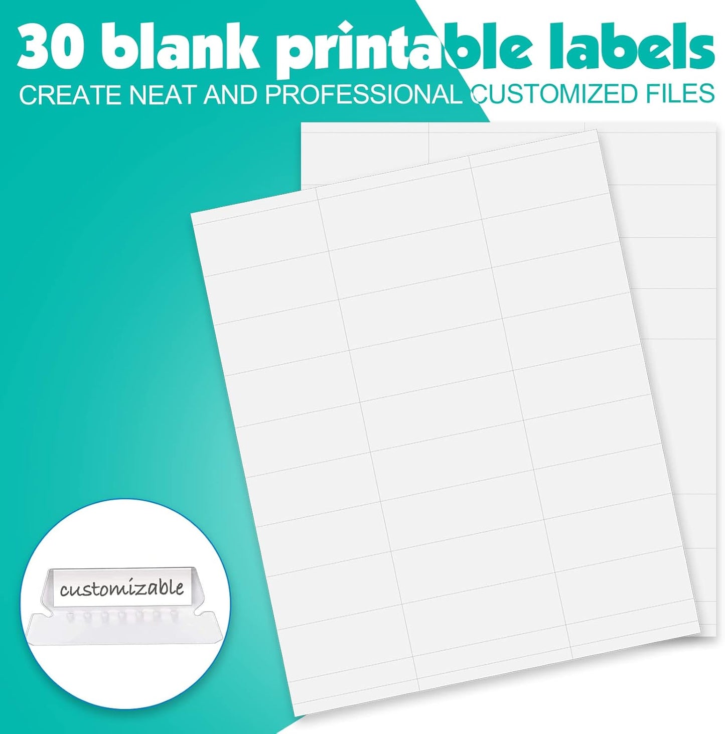HERKKA Extra Capacity Legal Size Hanging File Folders, 30 Pack Reinforced Legal Size Hanging Folders with Heavy Duty 1 Inch Expansion, Designed for Bulky Files, Medical Charts, Assorted Colors