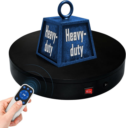 Remote Motorized Electric Turntable Rotating Display Stand Spinning Rotating Platform 360 Photography Turntable lazy susan base giratoria para for Photography,Display,3D Scan,Exhibition rotating table