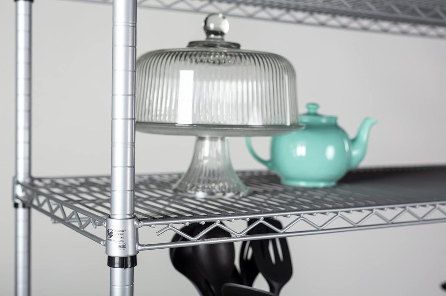 Omega 21" Deep x 30" Wide x 96" High 3 Tier Gray Starter Shelving Unit