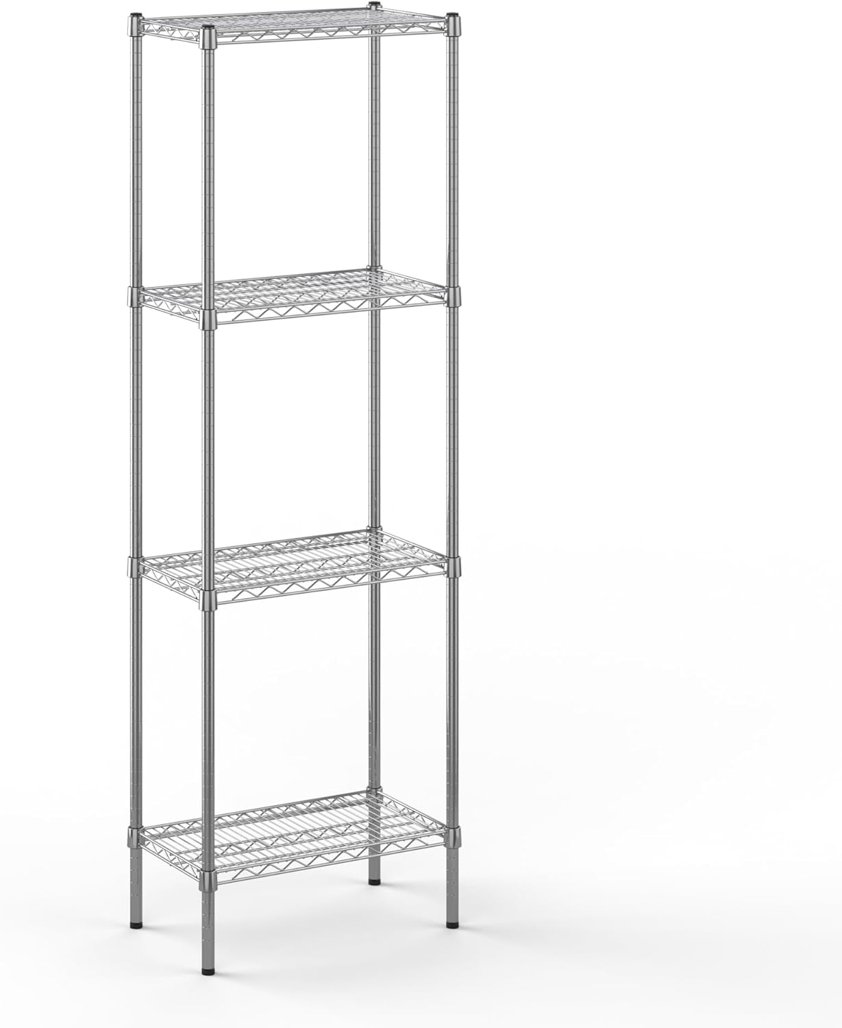14" Deep x 24" Wide x 74" Height Wire Shelving Kit | 4-Tier | NSF Commercial Storage Rack Unit
