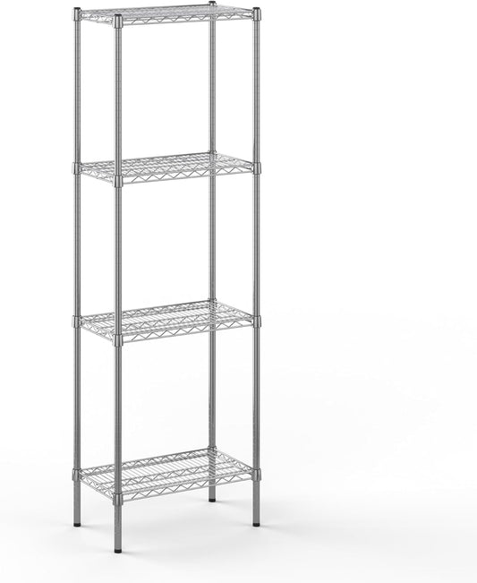 14" Deep x 24" Wide x 74" Height Wire Shelving Kit | 4-Tier | NSF Commercial Storage Rack Unit