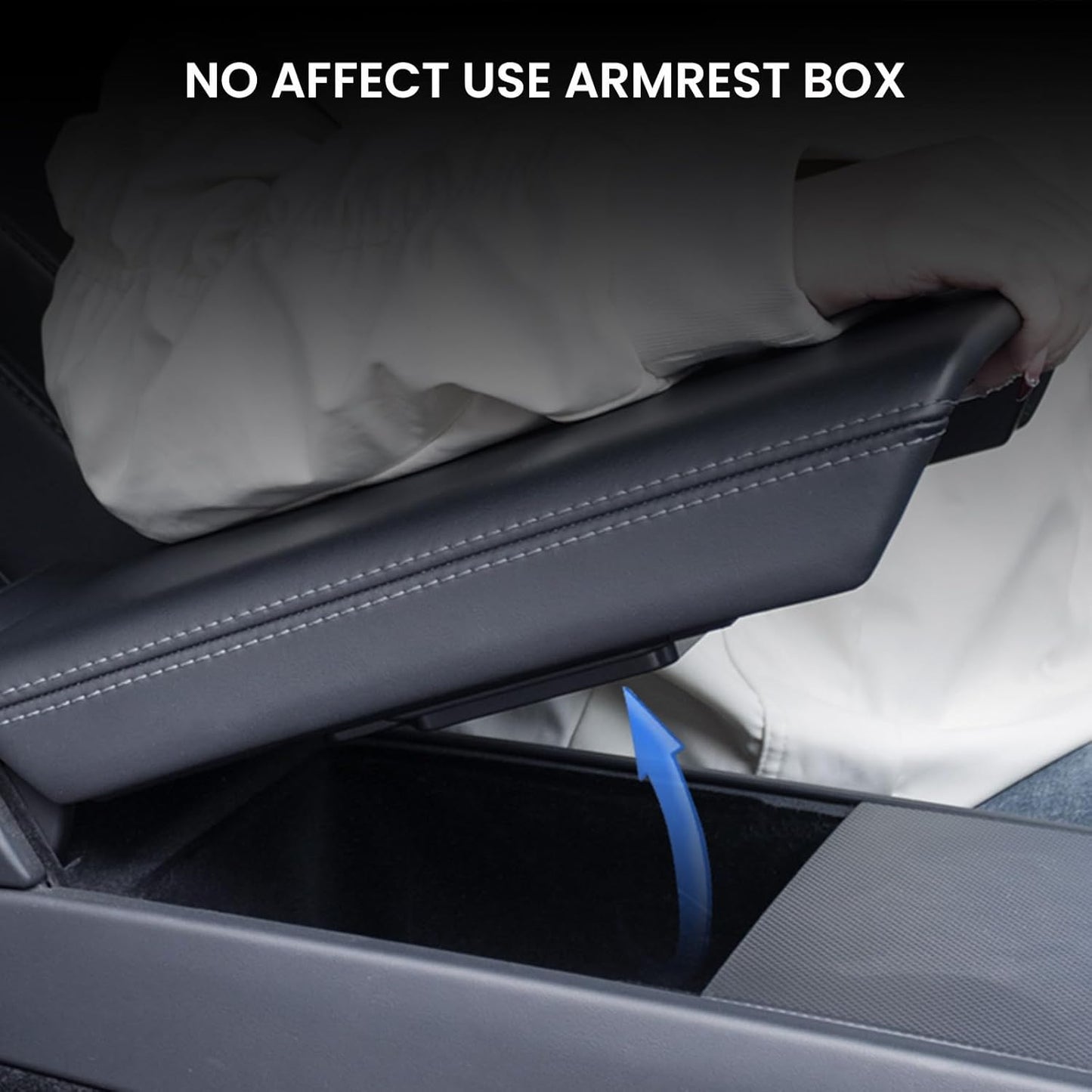 5PCS Center Console Organizer Tray for Tesla Model Y Juniper Accessories 2025, Center Console Storage Tray Armrest Hidden Box Orgainzer and Underseat Storage Box for New Model Y