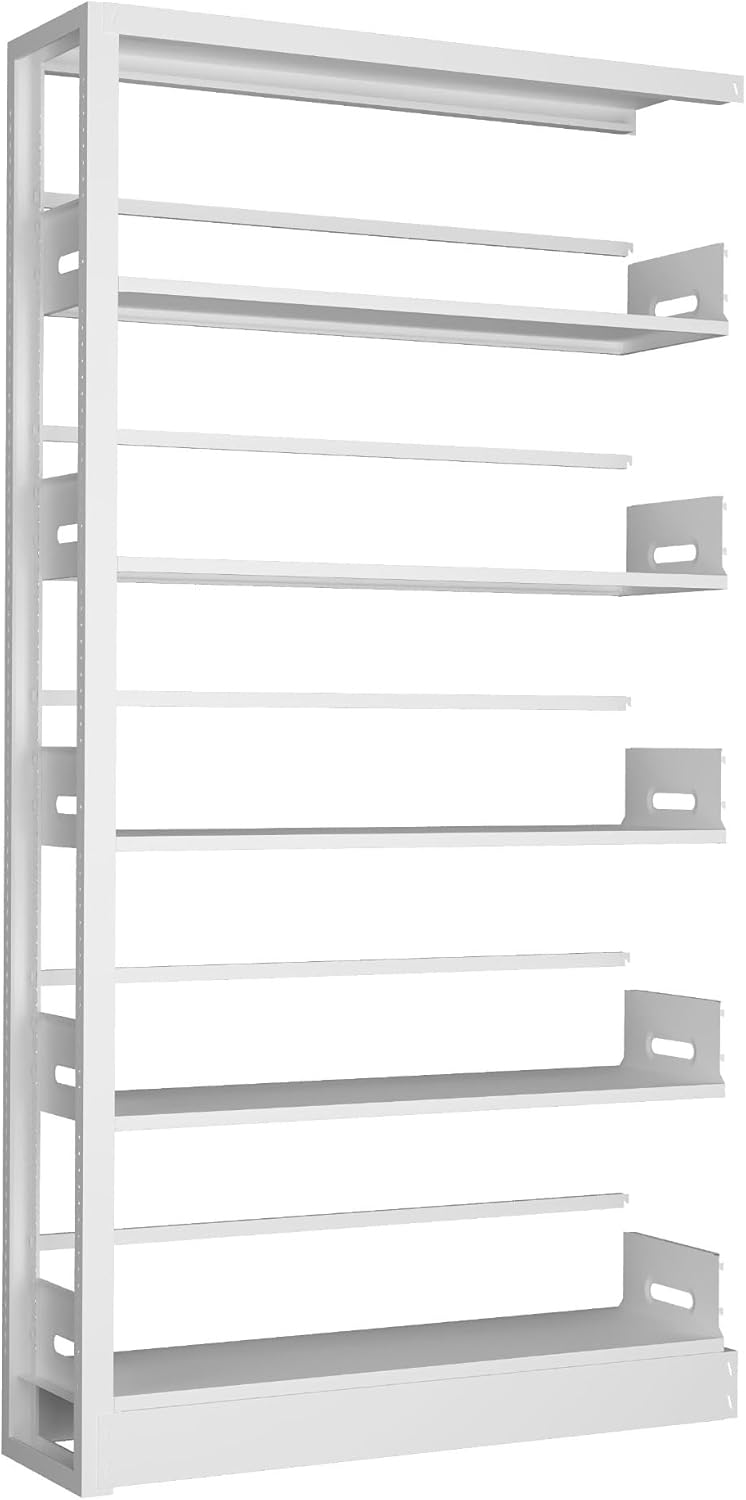 White subframe. Cannot be Used Alone. Expand The Modular Capability of The Bookshelf Without The Cost of Another Full Bookshelf Unit. (White)