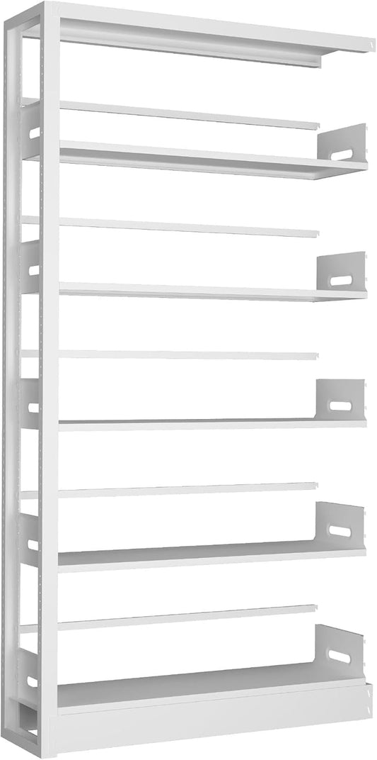 White subframe. Cannot be Used Alone. Expand The Modular Capability of The Bookshelf Without The Cost of Another Full Bookshelf Unit. (White)