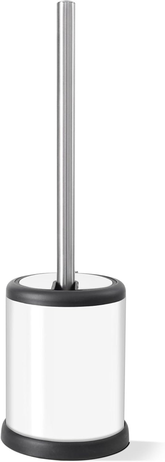 ToiletTree Products Toilet Brush with Lid (White 2 Pack)