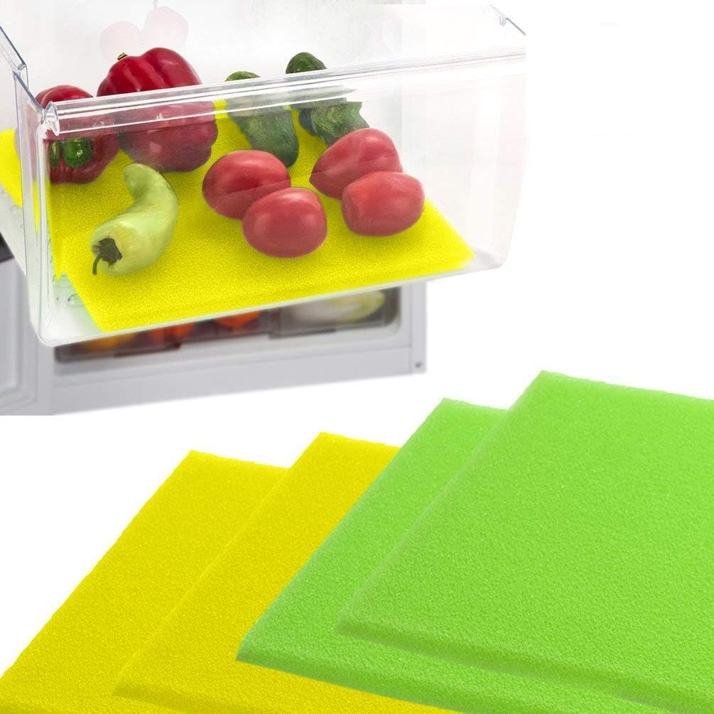 Fruit & Veggie Life Extender Drawer Liner - Refrigerator Liners, Refrigerator Organizers and Storage, Fridge Liners for Refrigerator Shelf Liners, Refrigerator Liners for Shelves, Fridge Shelf Liners
