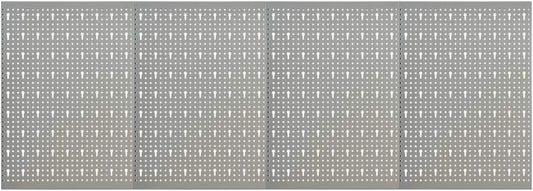 Wall-Mounted Peg Boards 4 pcs 15.7"x22.8" Steel 145350