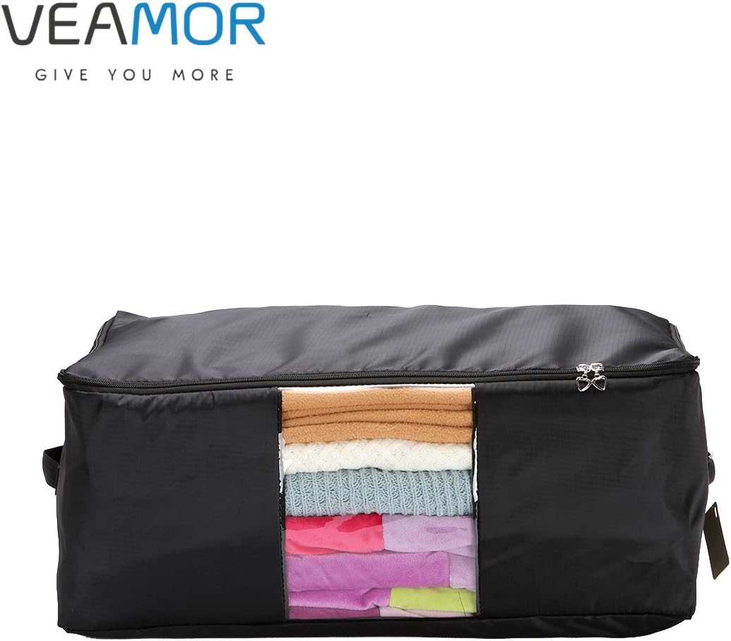 Clothing Pillow Beddings Blankets Organizer Storage Containers With Zippers,Breathable and Moistureproof.