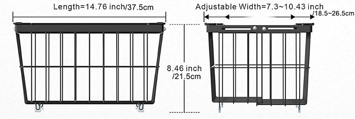Stackable Freezer Storage Container For Produce Vegetables Snackies Extendable Wire Basket With Clear Bounds Permanent Kitchen Organization Multiple Purpose Refrigerator Food Container