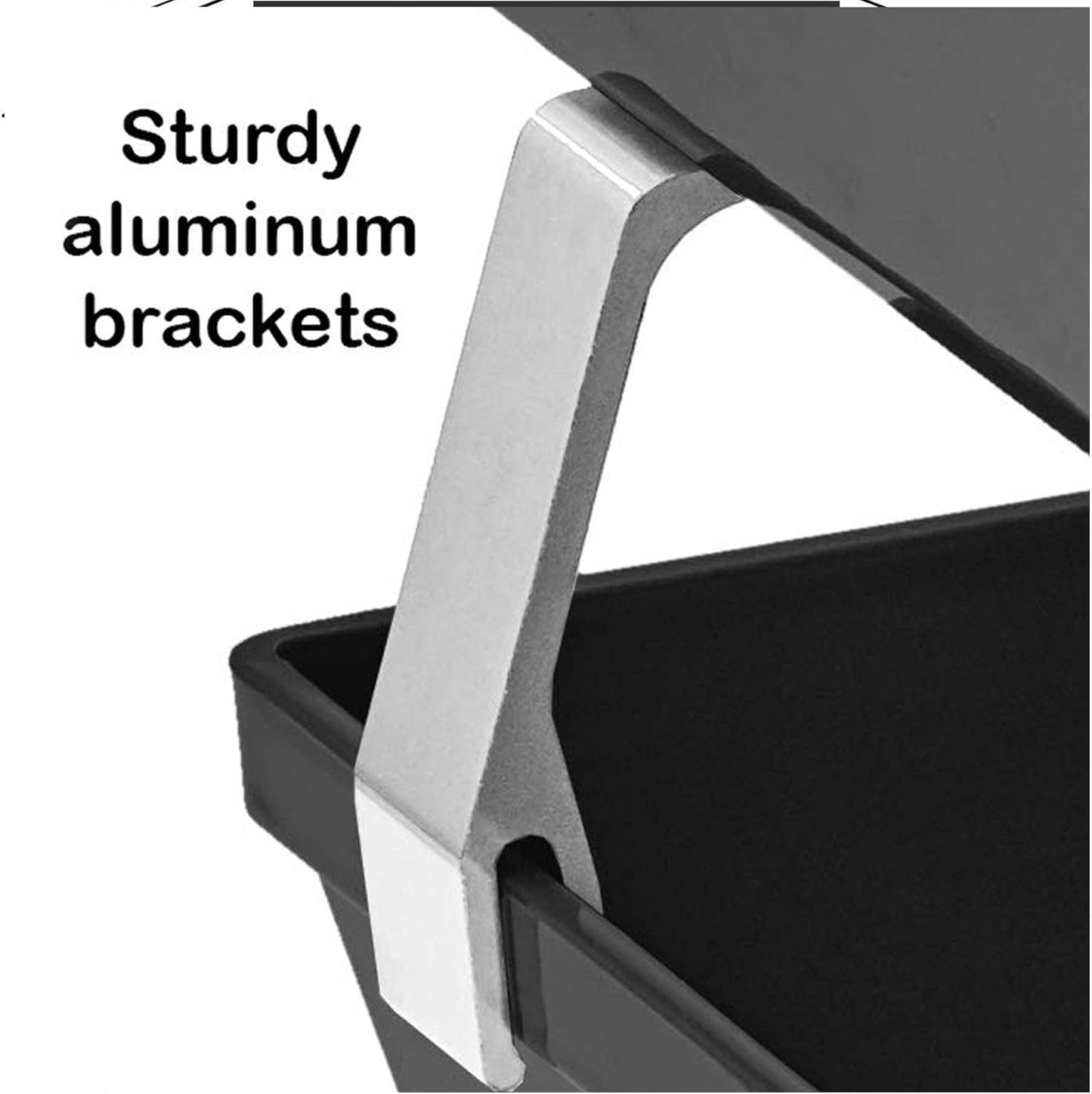 Acrimet Facility 2 Tier Letter Tray, Front Load, Letter Size/A4, Desktop File Organizer, Plastic (Black Color)