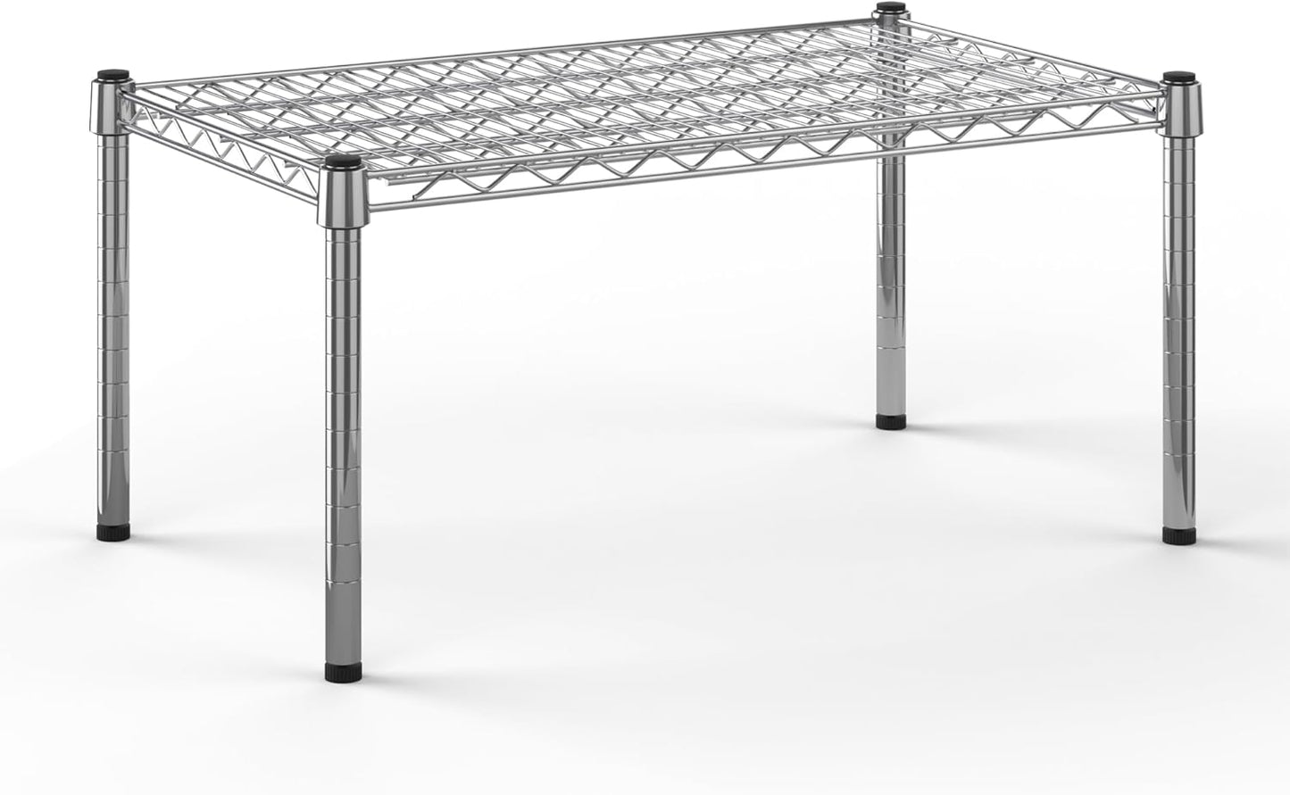 Wire Shelving Kit | NSF Commercial Storage Rack Unit (1-Tier | 14" Height, 18" Deep x 30" Wide)
