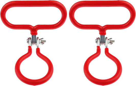 2 Pack Carboy Handle for Smooth Neck 3 Gallon 5 Gallon 6 Gallon 6.5 Gallon Glass Carboys (Red)
