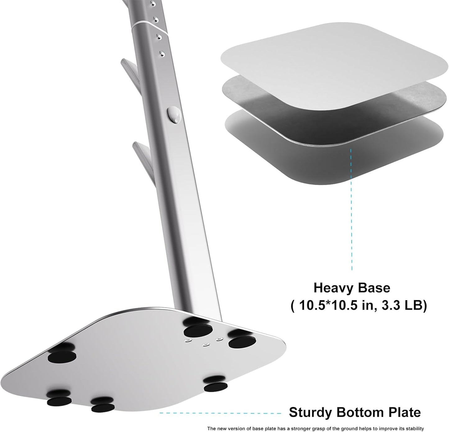 Foho Vacuum Stand Holder Docking Station Compatible for V7 V8 V10 V11 V12 V15 G5 SV21 SV18, Aluminum Storage Bracket Stand Compatible for Handheld Cordless Vacuum Cleaners