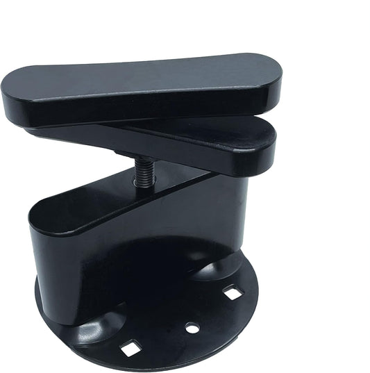 Gasoline Pack Mount for 2 Gallon Fuel Container and Water Container, Black, 1 pcs fuel mount
