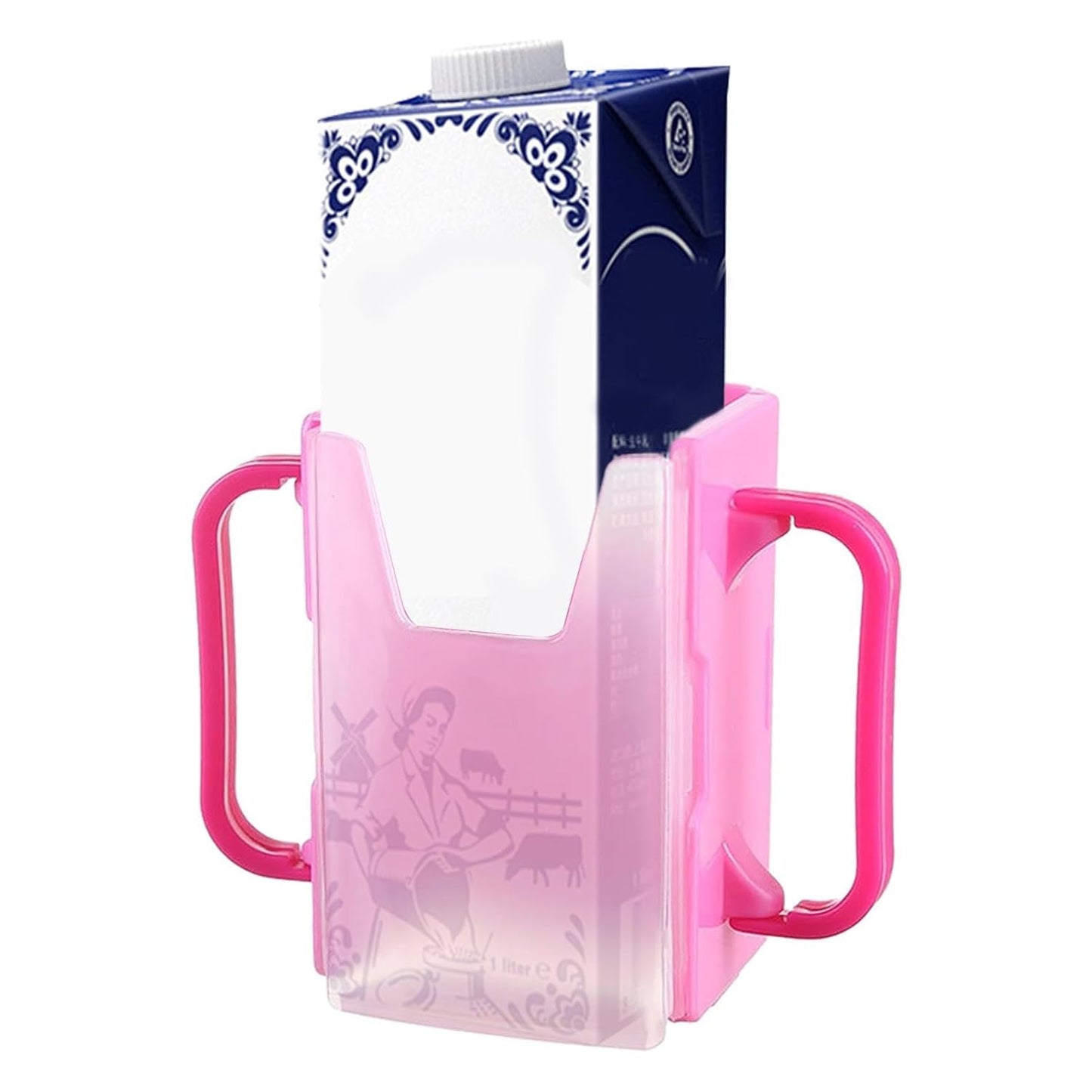 Generic Children's Milk Box Holder - No Spill, Extendable, Portable Juice Box Holder for Home, Car, Traveling