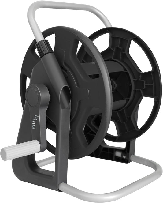 Garden Water Hose Reel Cart,Holds 50-60 Ft of 5/8 Inch Hose, Portable Hose Pipe Holder for Outside