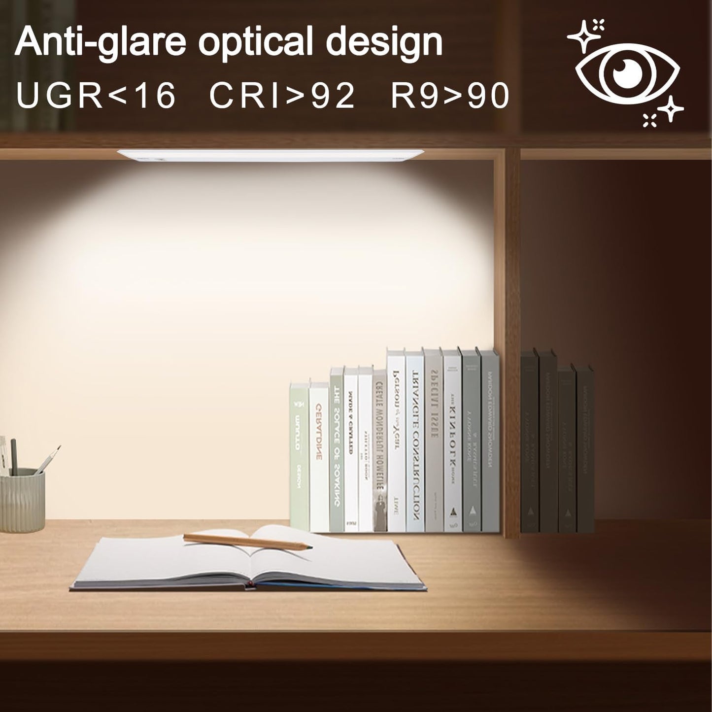 Ansen 3Packs of Under Cabinet Lights for Kitchen, 36in 22W 1426LM, Dimmable Hardwire Led Light for Closet, CRI>92, R9>90, 3 Color Temperature, 3000K/4000K/5000K(Warm White, Cool White, Daylight)