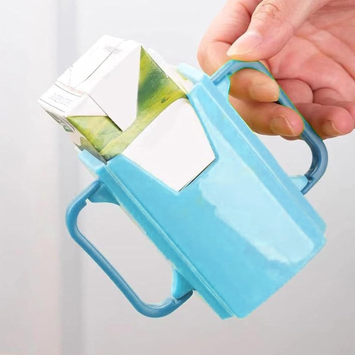 Juice Box Holder - Portable Toddler Drink Pouch Holder, Squeeze Proof Milk Pouch Holder | Reusable Milk Carton Cup Holder, Adjustable Juice Bag Holder, Milk Cup Holder Peerfect for Kids and Toddler