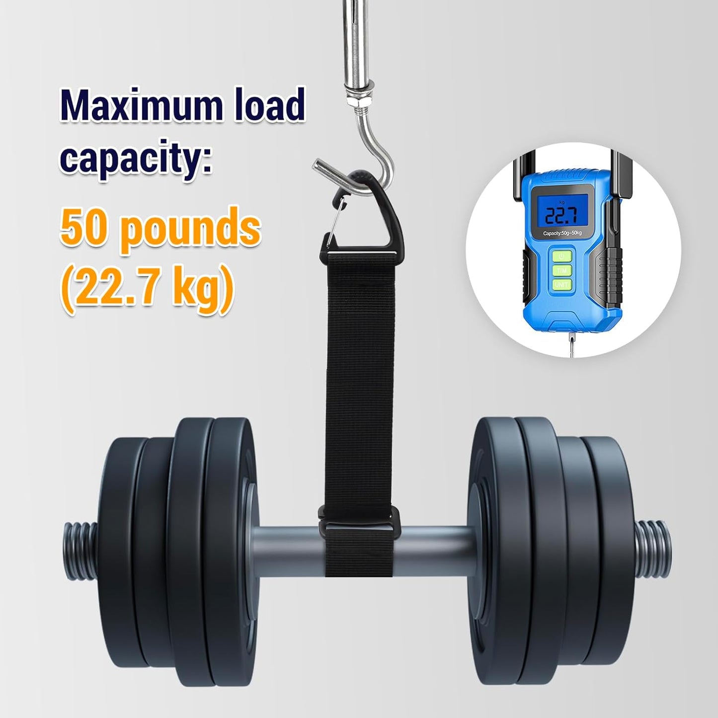 Easy Hang Extension Cord Holder Organizer, Tightened by Gravity, Heavy Duty Storage Straps,Perfect for Garage Organization (2L/2S)