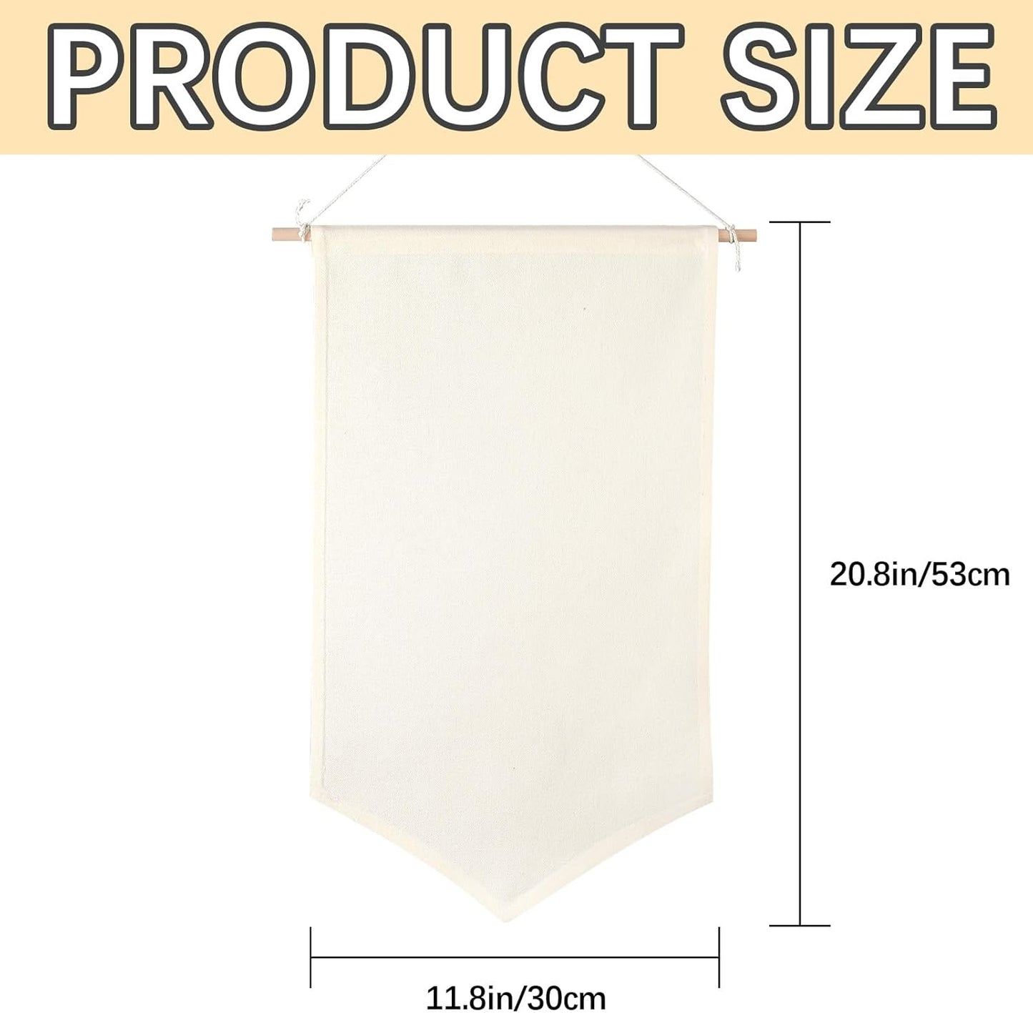 5 PCS Canvas Banners Wall Hanging Brooch Jewelry Storage Case Stand Enamel Pin Display, Sublimation blank Banner,Holder Earrings Necklace Pin Collection Organizer