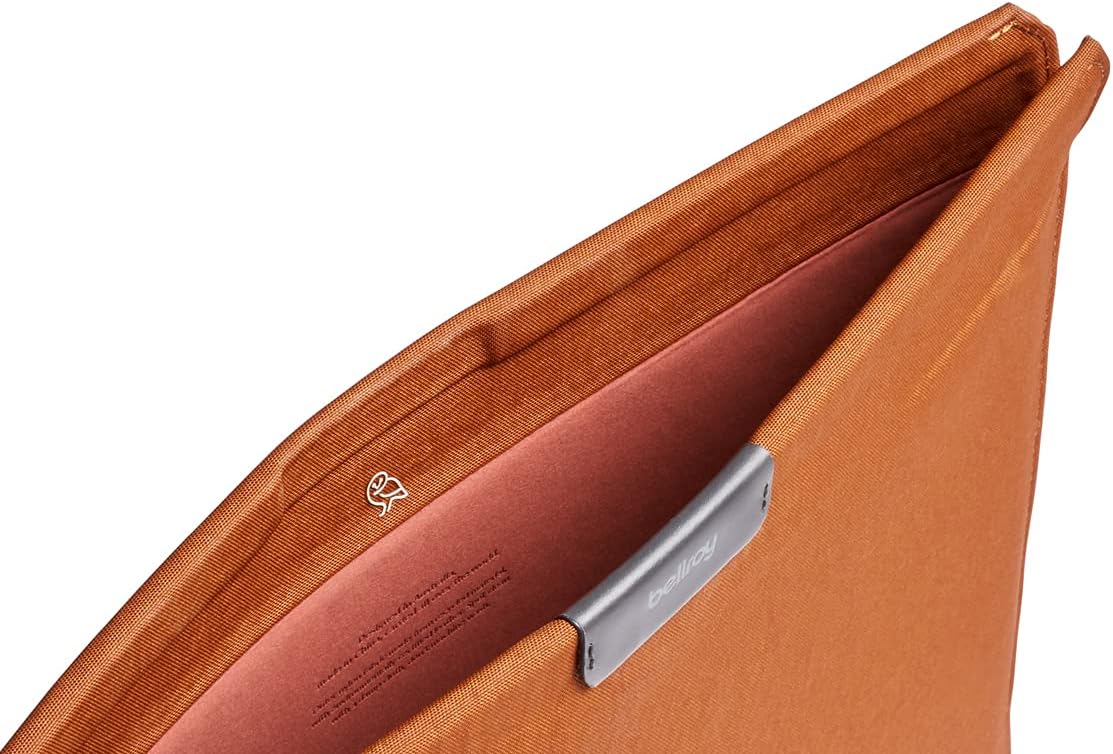 Bellroy Laptop Sleeve (Fits 16 Inch Laptop or MacBook, Slim Protective Case with Magnetic Closure) - Bronze